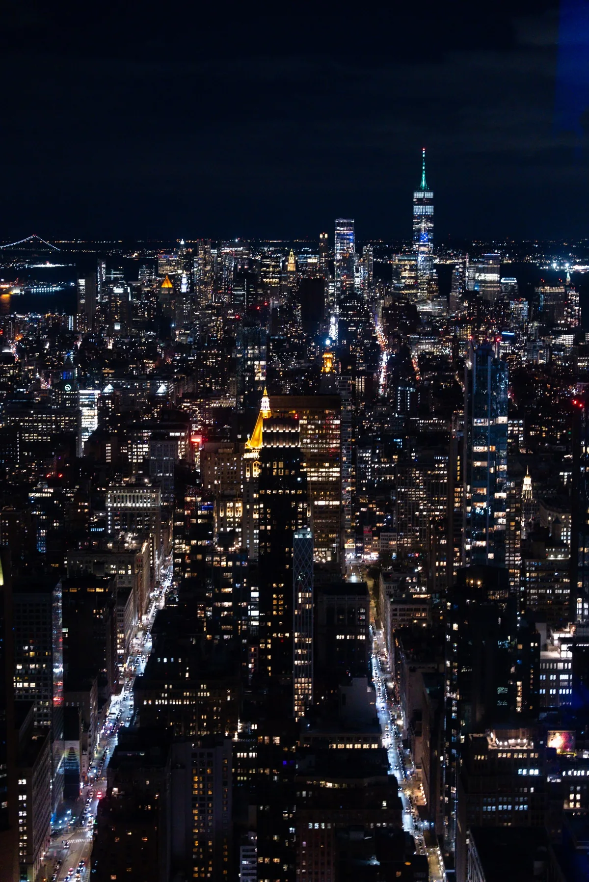 Manhattan at night