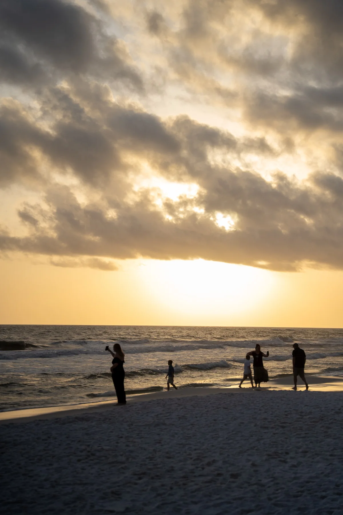 Coastal sunset