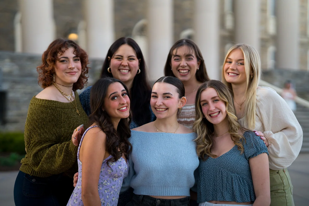 Friends on campus